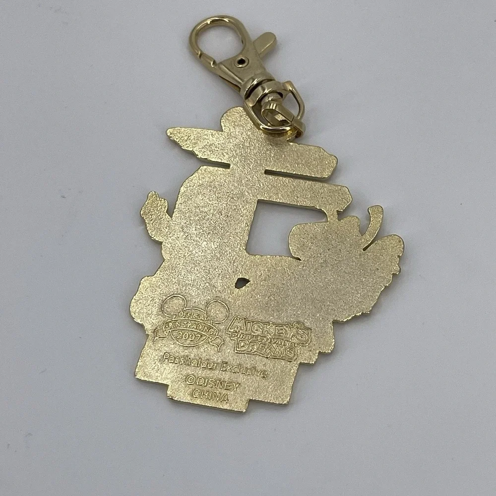 Lilo and Stitch Mickey's pin festival of Dreams Lanyard Medal Disneyland World